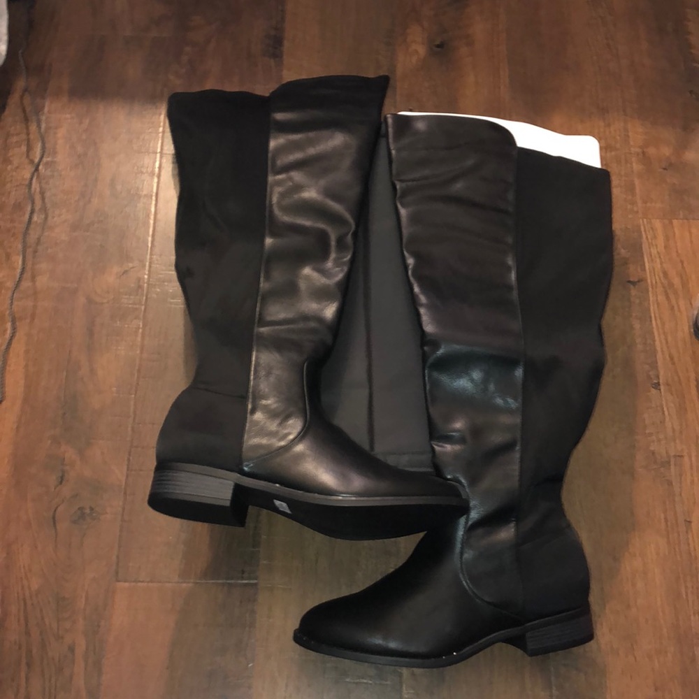 black over the knee boots from torrid